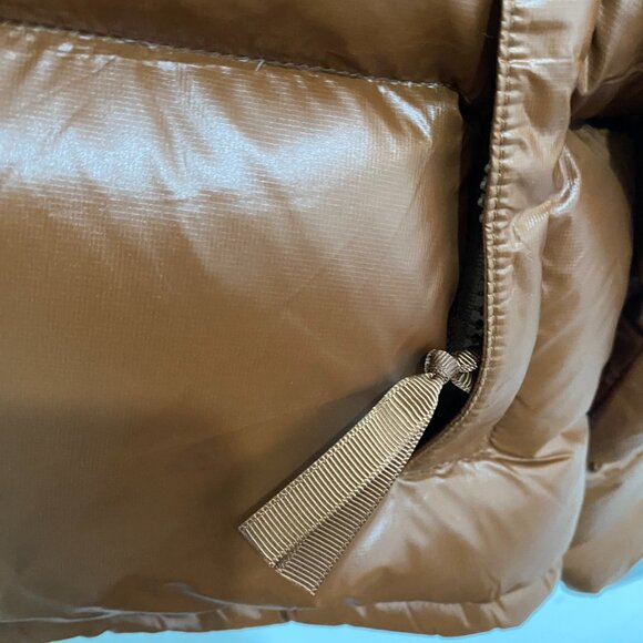 Women's The North Face Brown Short Down Jacket - Picture 5 of 10